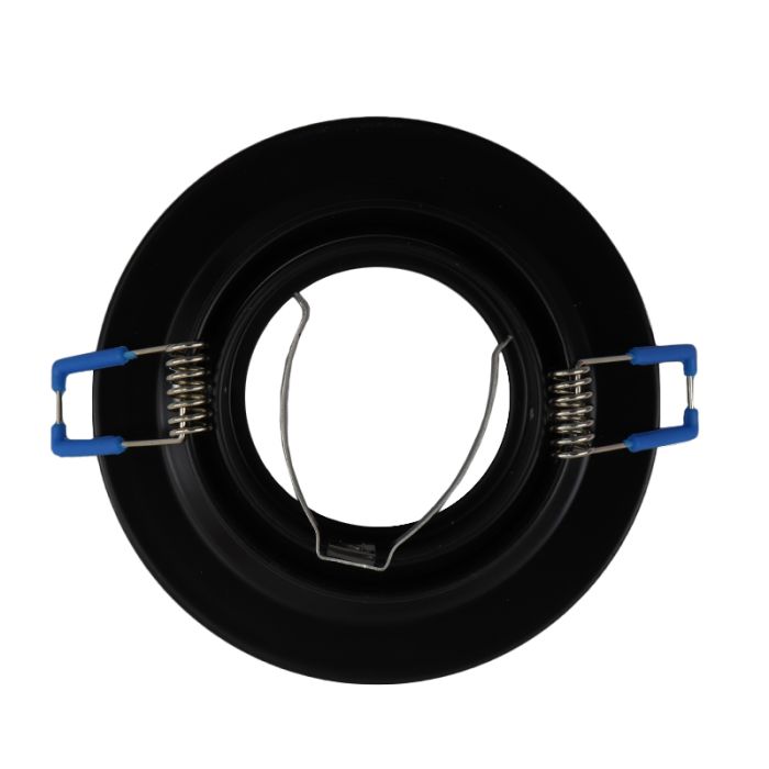 Ronde inbouwspot Tycho, zwart