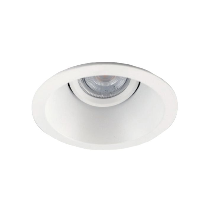 Ronde inbouwspot Tyron, wit