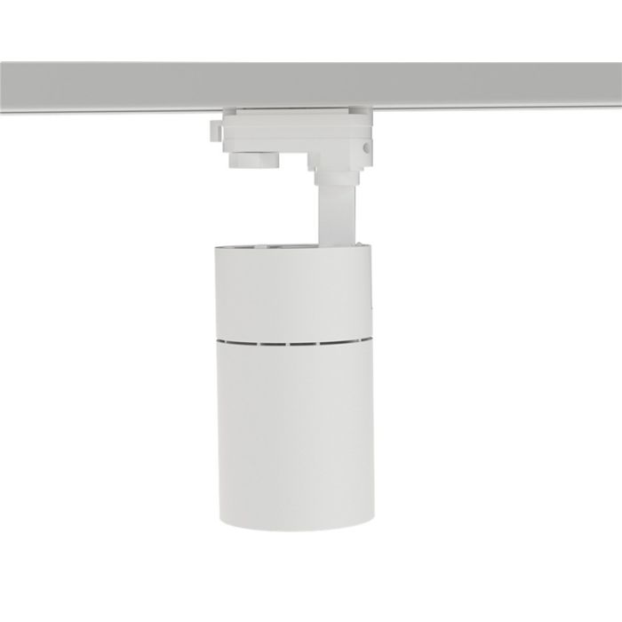 Witte 3-fase spot Rozina, 30W, white switch, dimbaar, Pro