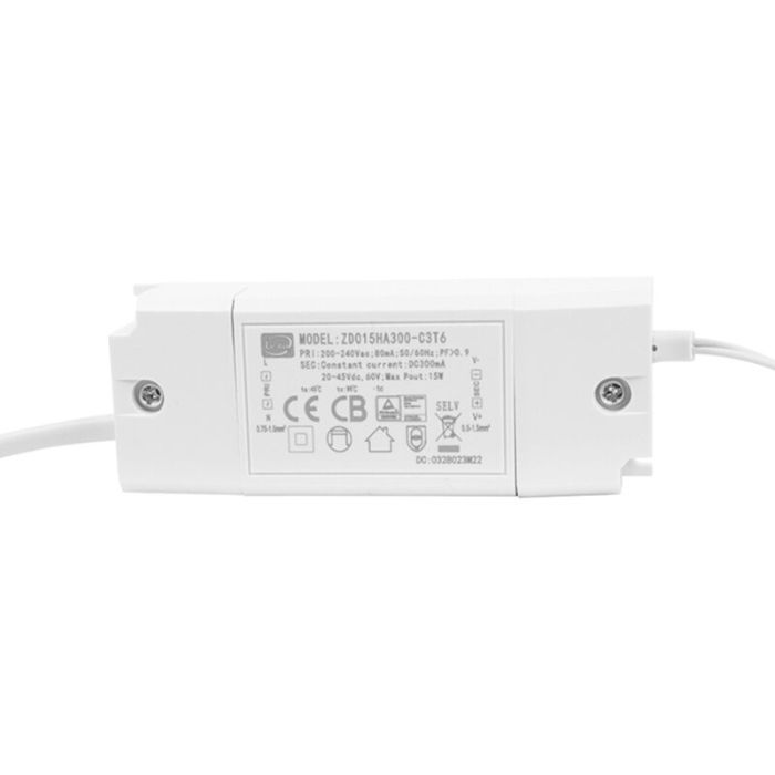 Zwarte downlight aluminium, Otmar, 12W, white switch LED, IP22