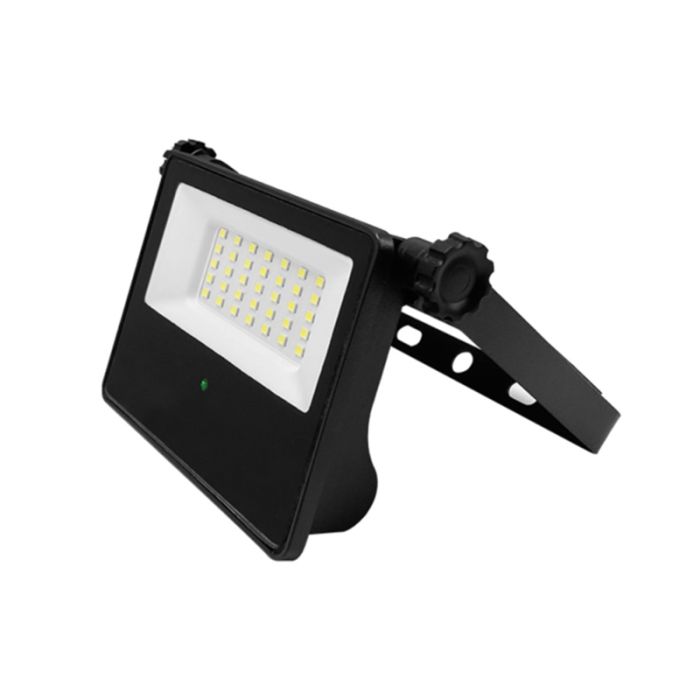 Zwarte schijnwerper op zonne-energie, Philipp, 15W, 6500K LED, IP65
