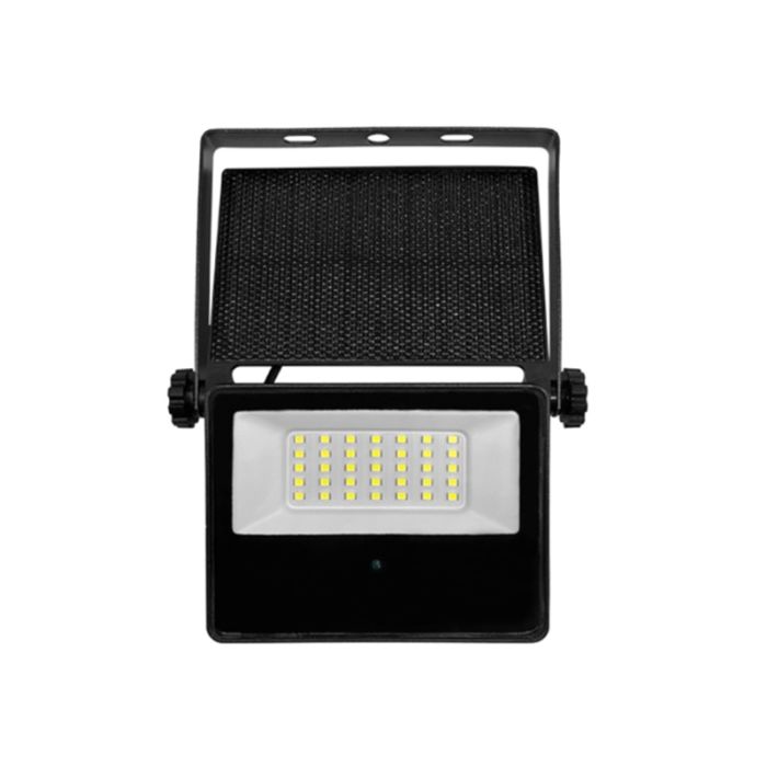 Zwarte schijnwerper op zonne-energie, Philipp, 15W, 6500K LED, IP65