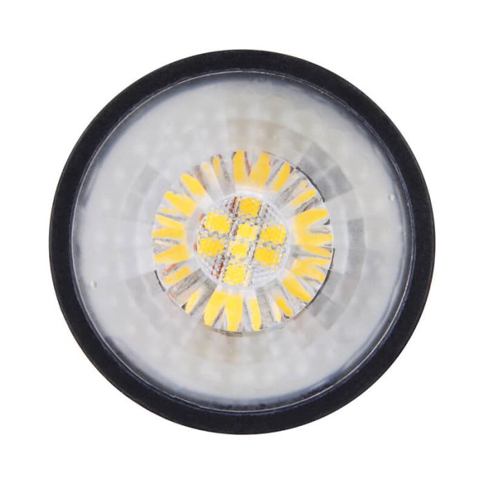 Dimbare GU10 LED lamp Antonie, zwart, 5W, 4000K