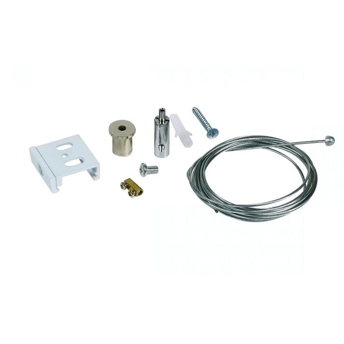 Pendelset voor 3-fase railverlichting, 3 meter, wit, Pro