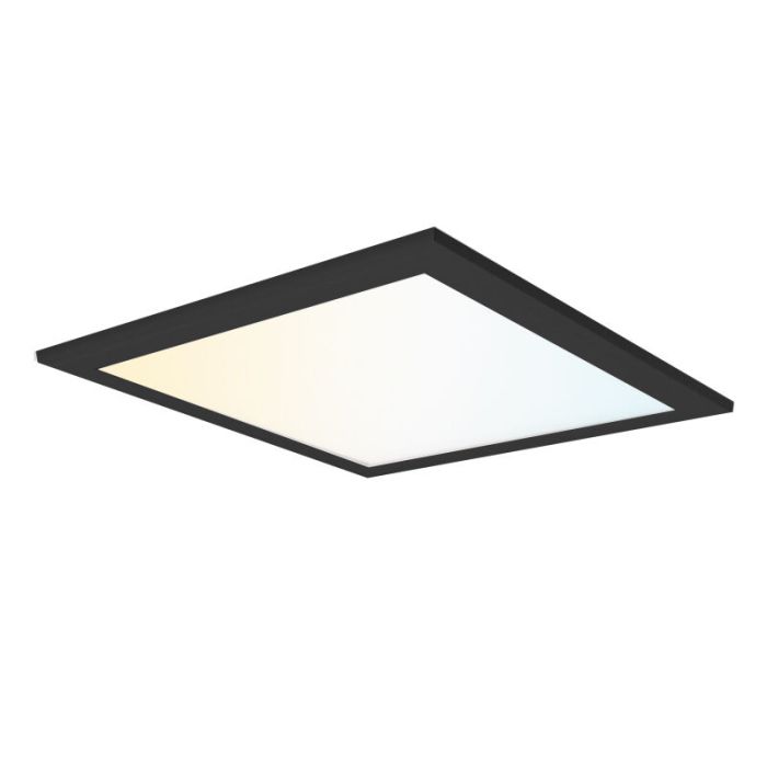 Zwart LED paneel 60x60 - 100 lm/W - UGR<19 - verstelbaar wit - back-lit