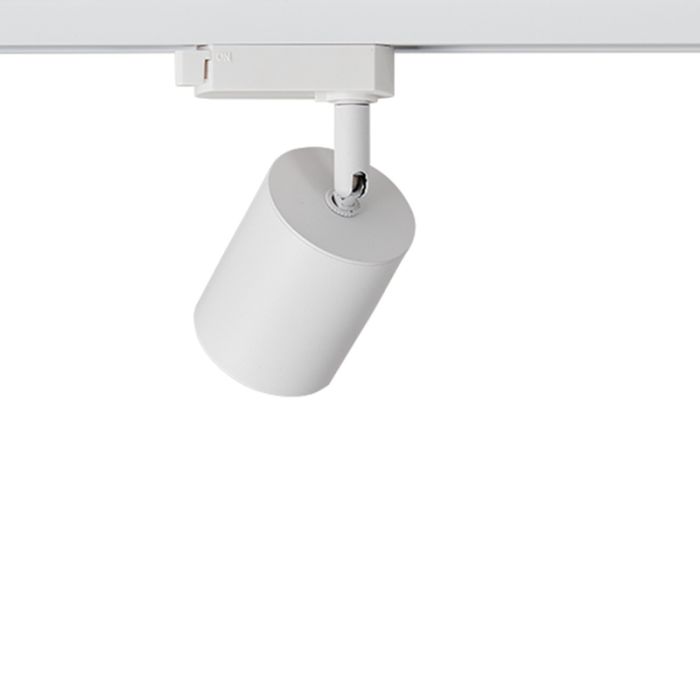 Witte 3-fase spot Jayla, 10W, 3000K, Pro