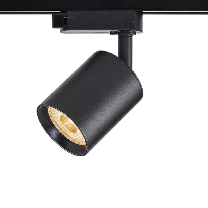 Zwarte 3-fase spot Jayla, 10W, 4000K, Pro