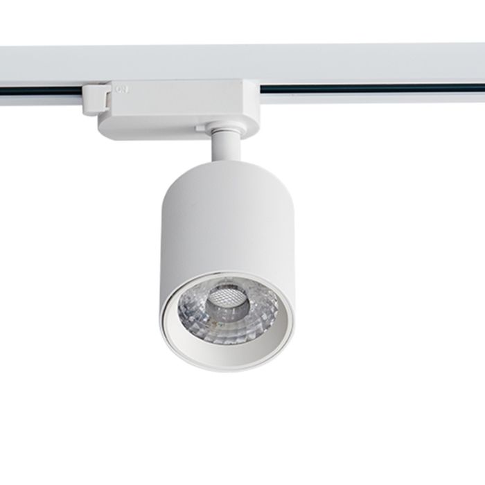 Witte 3-fase spot Jayla, 10W, 4000K, Pro