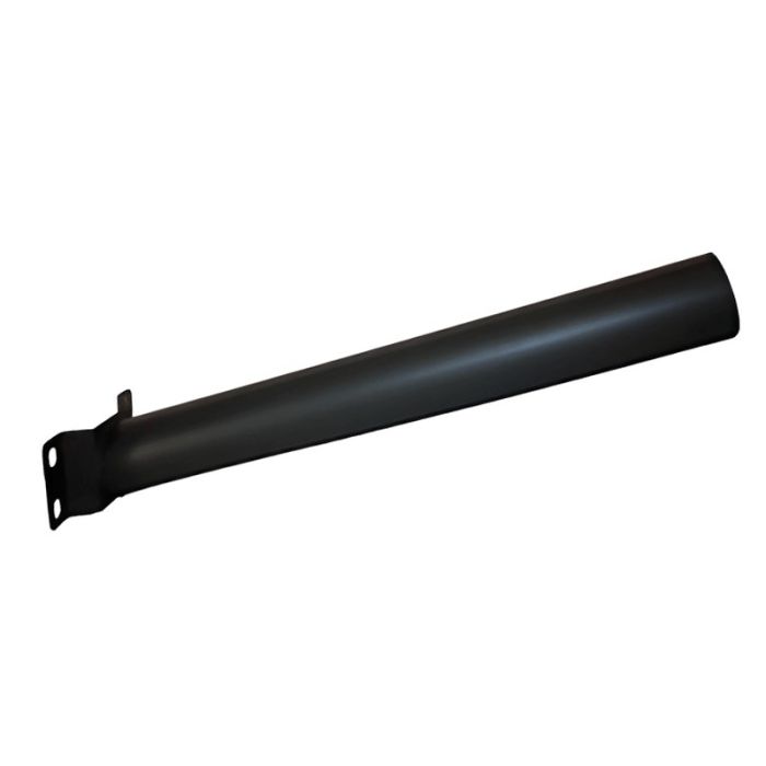 Muursteun voor straatverlichting 48 mm, zwart