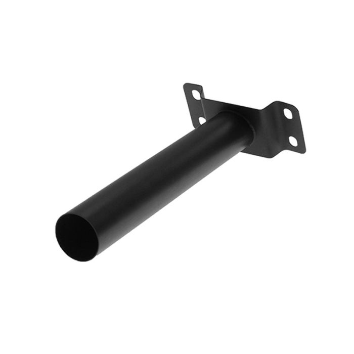 Muursteun voor straatverlichting 48 mm, zwart