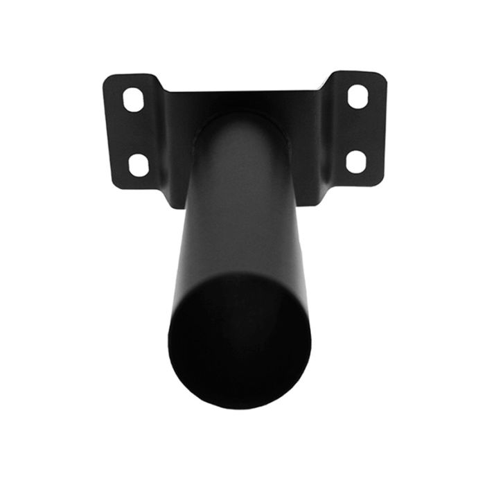 Muursteun voor straatverlichting 48 mm, zwart