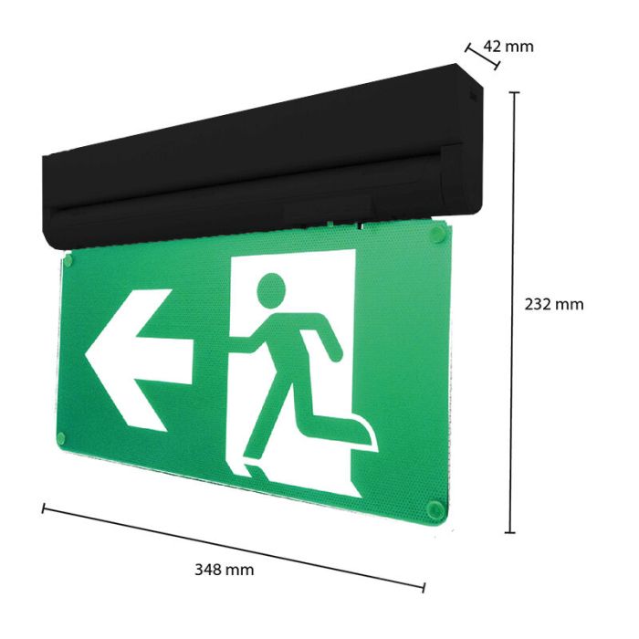 Noodverlichting Erno - 3,5W - IP20 - zwart