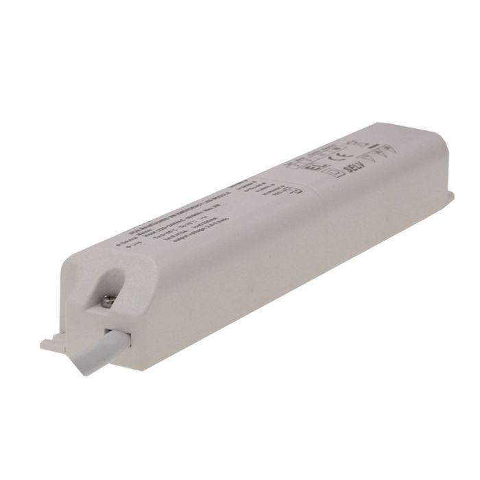 Zwarte noodverlichting inbouwspot, 1W, 6000K LED, IP22