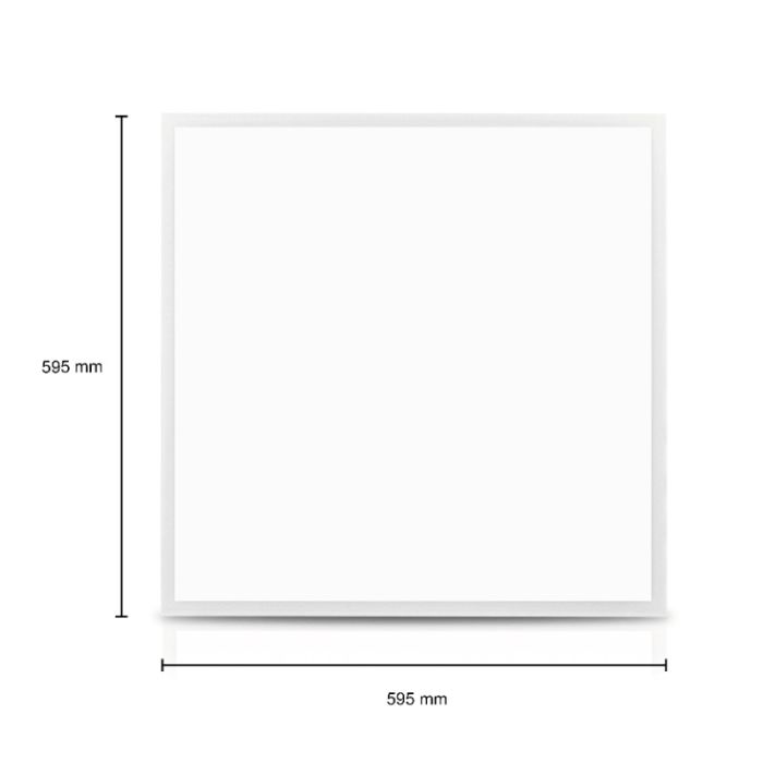 LED paneel 60x60 - 25W - 6000K - UGR<19 - back-lit