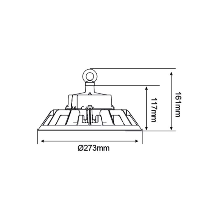 LED high bay met Philips driver - Kady - 150W - 6000K - IP65