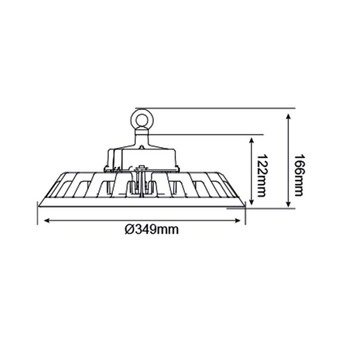 LED high bay met Philips driver - Kady - 240W - 4000K - IP65