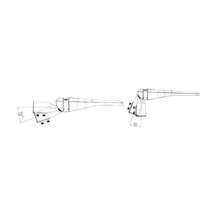 LED straatverlichting Vienna, 30 Watt, 5700K daglicht wit, 2 jaar garantie