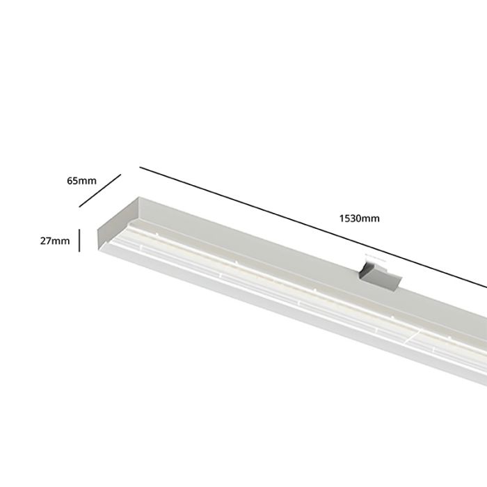 Lichtlijn LED retrofit module - Saturnus - 180 lm/W - 33W/42W/58W/65W - 4000K - 60°