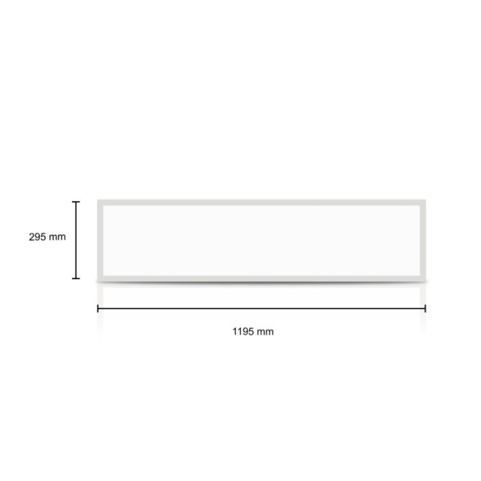 LED paneel 30x120 - 43W - 3000K - UGR<22 - back-lit