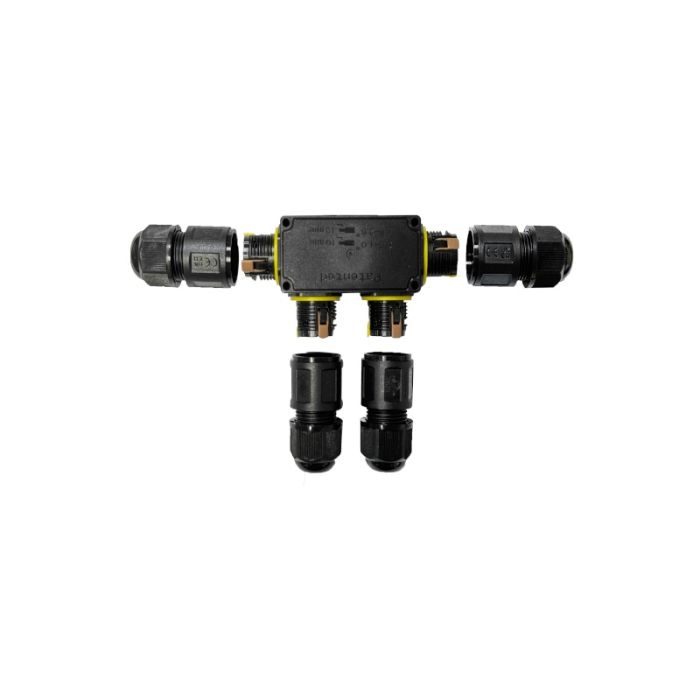 3 pin 4-weg connector, IP68