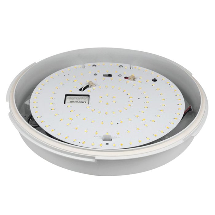 Witte galerijverlichting kunststof, Niamh, 13W, warm tot koud wit verstelbare LED, IP54