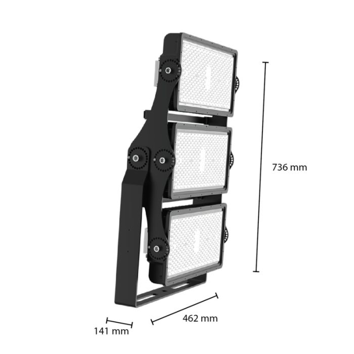 LED terreinverlichting Hemmo - 750W - 5500K - IP66
