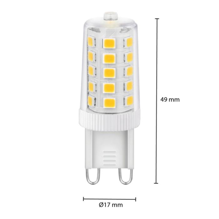 G9 LED lamp, 4W, 3000K