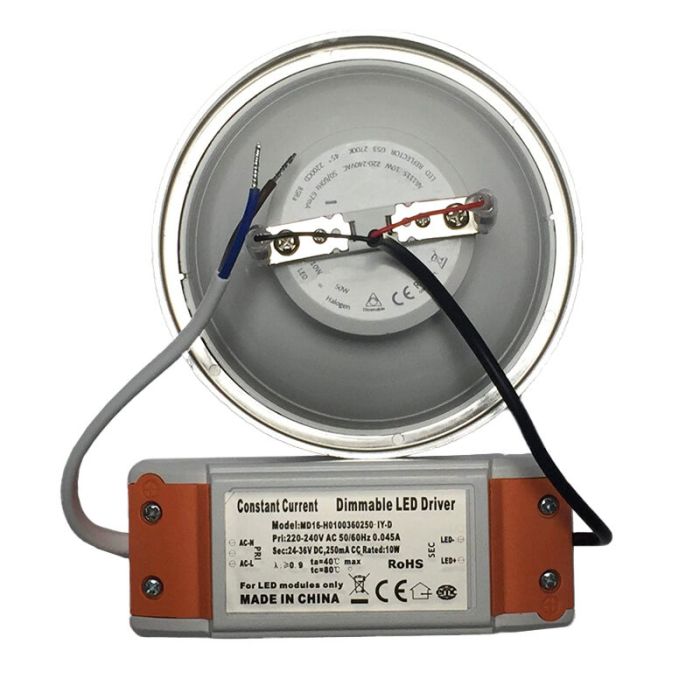 Dimbare Bisolux G53 (AR111) LED lamp Cuma, 12W, 2700K