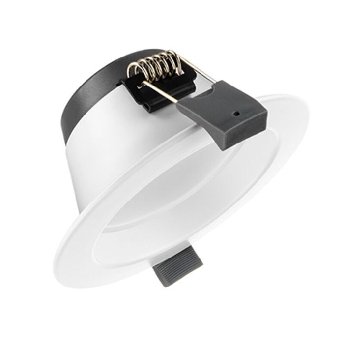 Witte downlight aluminium, Otmar, 10W, white switch LED, IP22