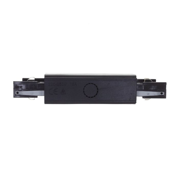 I-vorm connector voor 3-fase railverlichting, zwart, Pro