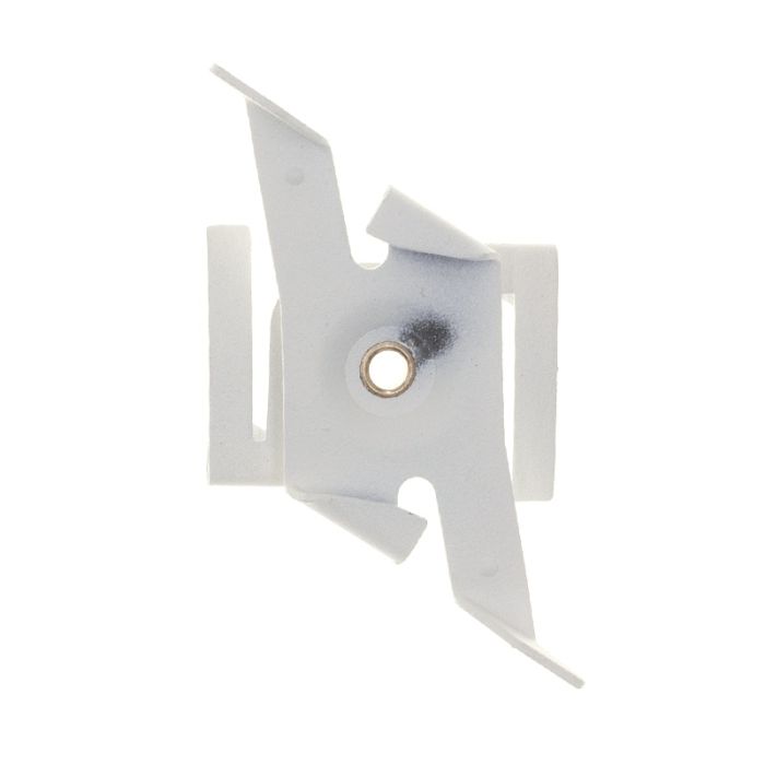 Systeemplafond clip voor 3-fase railverlichting, wit, Pro