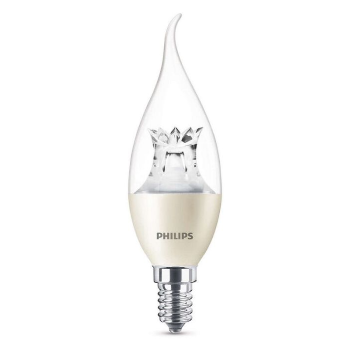 Dimbare Philips LED tipkaars E14 WarmGlow, 4w