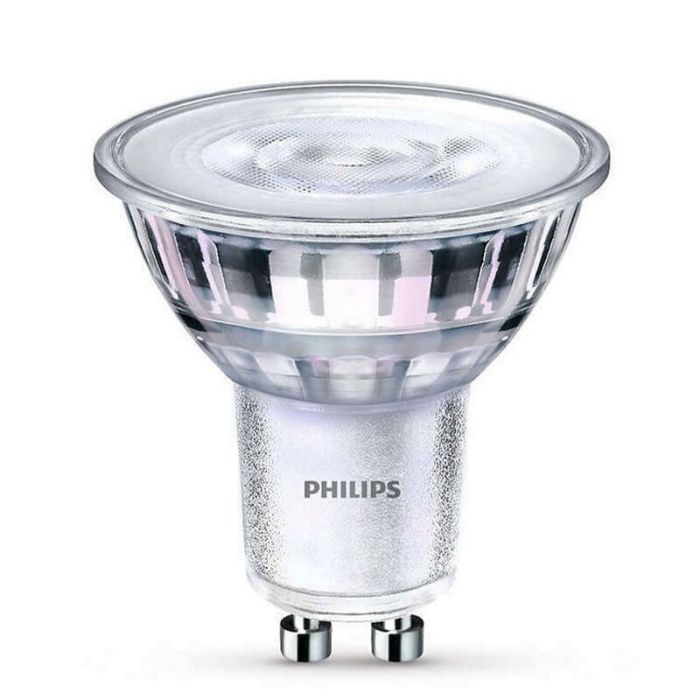 Philips GU10 LED lamp, Pascal, transparant, 4,6W, 2700K