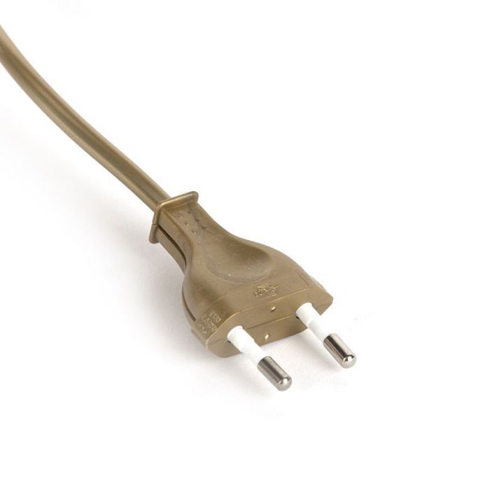 Bronzen aansluitkabel met schakelaar, 2 meter