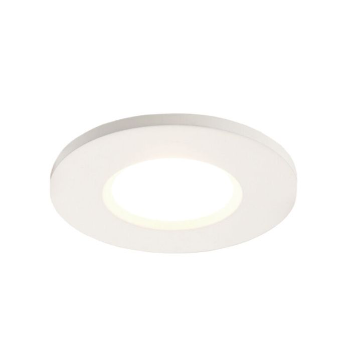 Ronde badkamer inbouwspot Jule, wit, IP65
