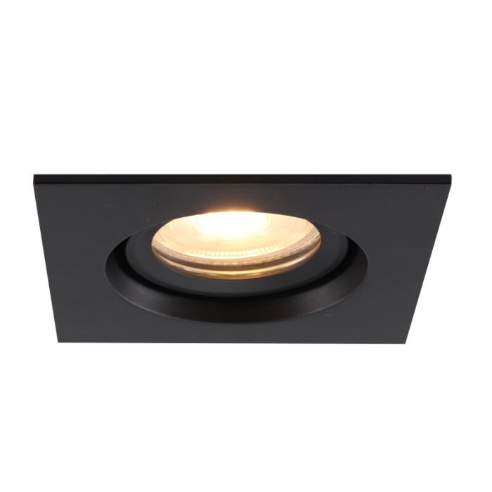 Aluminium badkamer inbouwspot zwart, Jorin, IP65