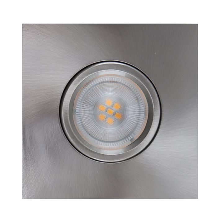 Aluminium badkamer inbouwspot nikkel, Jill, IP44