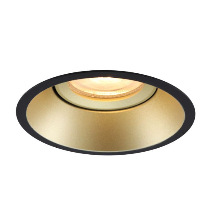 Aluminium inbouwspot goud, Tyron