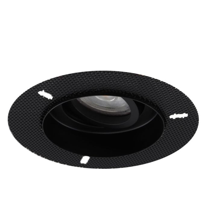 Aluminium trimless inbouwspot zwart, Royce