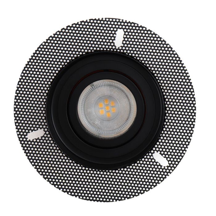 Aluminium trimless inbouwspot zwart, Royce