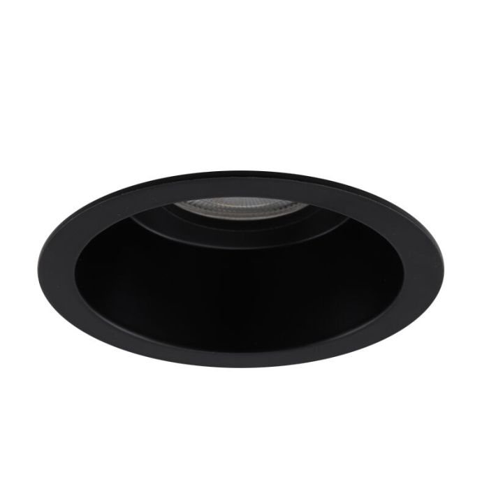 Aluminium inbouwspot zwart, Tyron