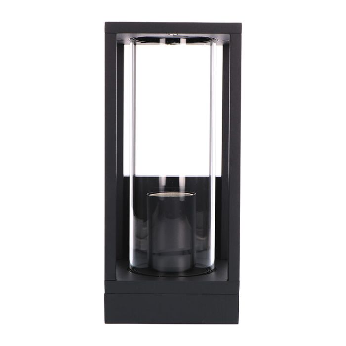 Zwarte buiten wandlamp Nadja, aluminium, modern, IP44