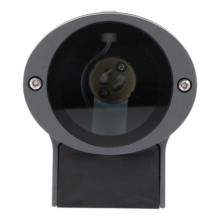 Antraciete buiten wandlamp met schemersensor Ivana, aluminium, modern, IP44