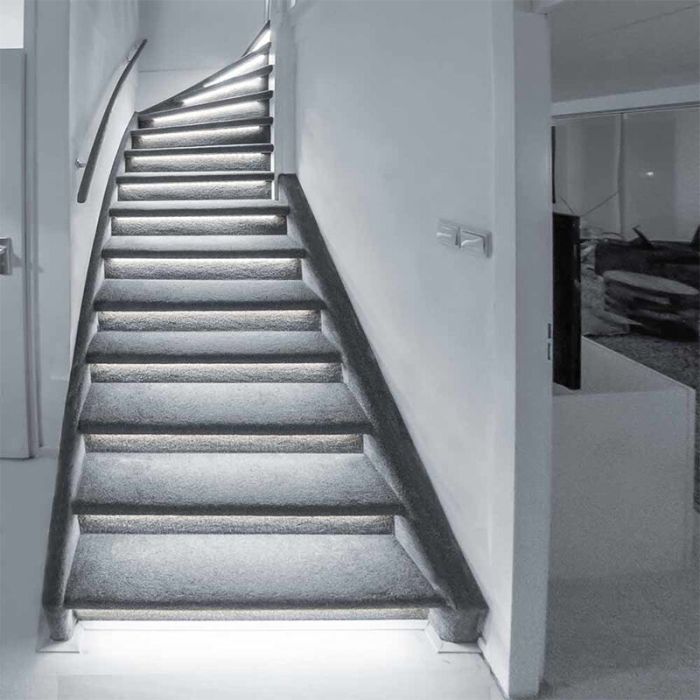 Dimbare trap LED strip set, 15 LED strips 4000K