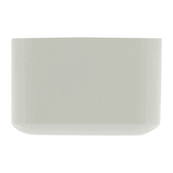 Exin Exo contactdoos, opbouw, enkelvoudig, randaarde, polarwit