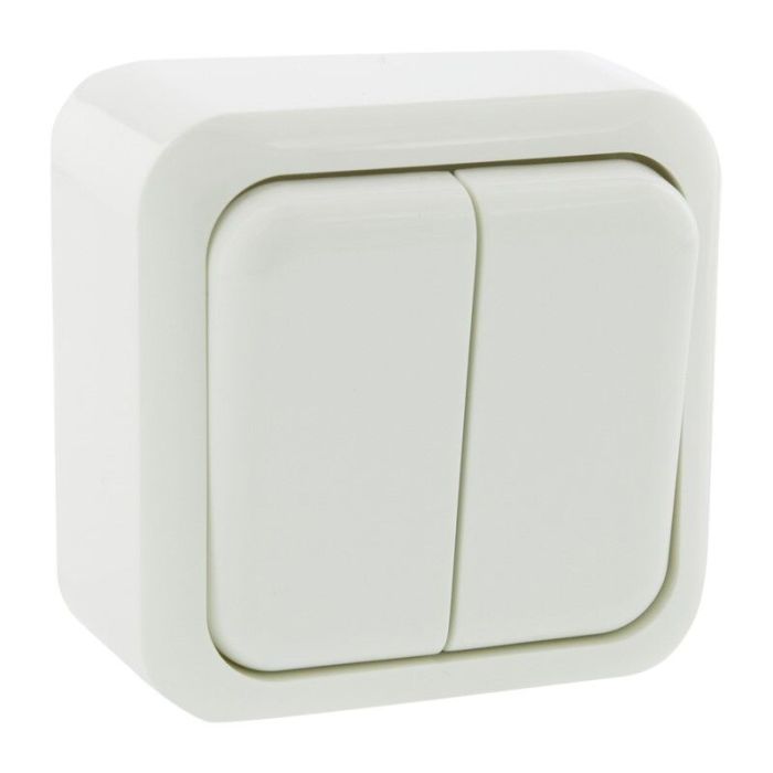 Exin Exo Schakelaar Opbouw Serie, Polarwit
