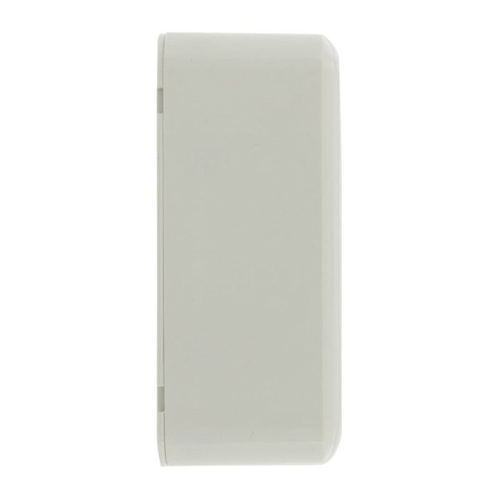 Exin Exo contactdoos, opbouw, viervoudig, randaarde, polarwit