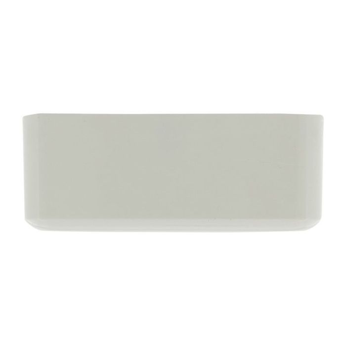 Exin Exo contactdoos, opbouw, viervoudig, randaarde, polarwit