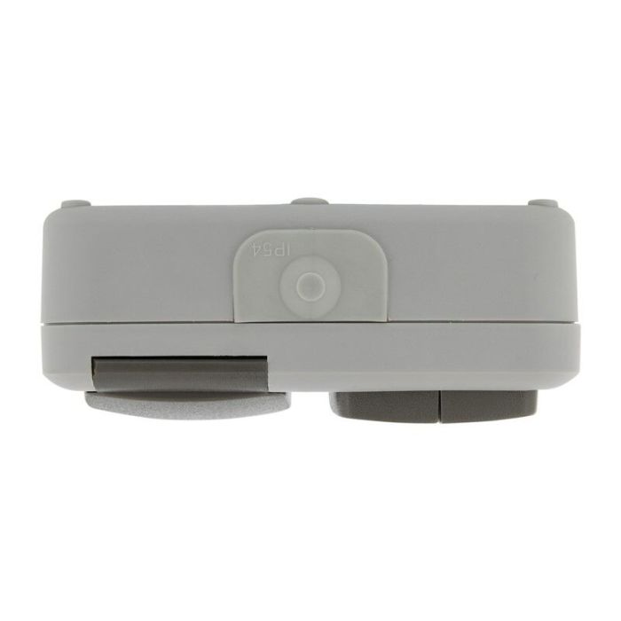 Q-Link Combinatie stopcontact en schakelaar, Spatwaterdicht serie Randaarde