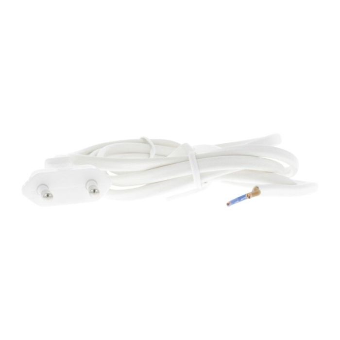 Q-Link aansluitsnoer max 1200w 2 x 0.75 mm. 1.8 m wit met schakelaar